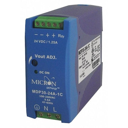 Dinergy MDP30-24A-1C - DC Power Supply, 24 V DC, 30 W