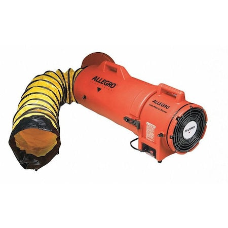 Allegro Industries 9533-50 - Confined Space Blower,Blk/Orng/Yell,13.5"W