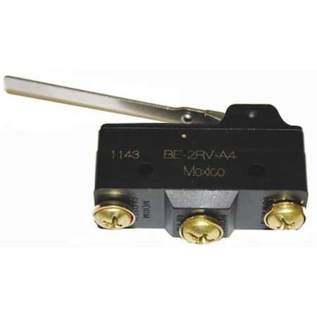 Honeywell BE-2RV-A4 - Snap Action Switch, Hinge, Lever Actuator, SPDT, 25 A at 480 V AC Contact Rating