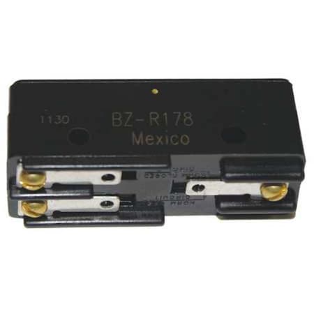 Honeywell BZ-R178 - Snap Action Switch, Pin, Plunger Actuator, SPDT, 15 A at 120 V AC Contact Rating