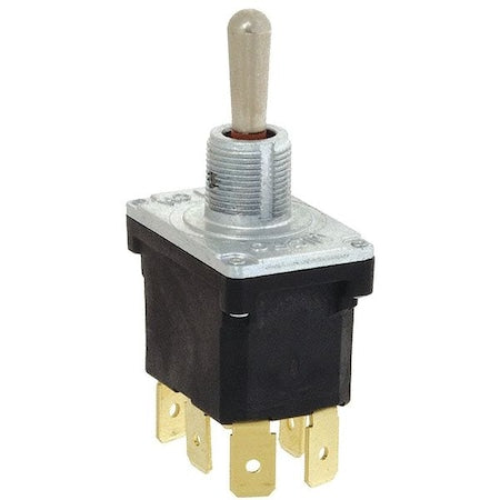 Honeywell 32NT91-7 - Toggle Switch, DPDT, 6 Connections, Momentary On/Maintained Off/Momentary On, 1/2 hp, 10 A at 277 V AC