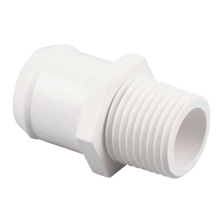Hoshizaki 325826-01 - Male Adaptor, White, 1 in H