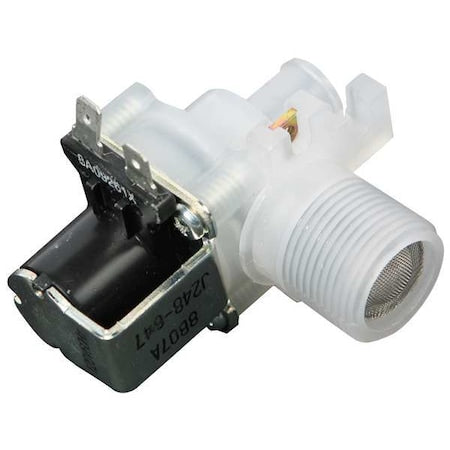 Hoshizaki 3U0150-01 - Water Valve, Black; Silver, 2 1/4 in H