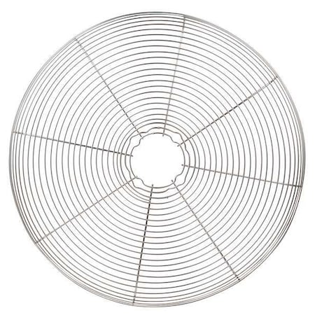 Dayton 07089 - Fan Guard,Silver,24in Dia,Stainless Steel