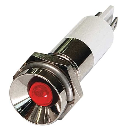 24M087 - Protruding Panel Light, Red, 24 V DC