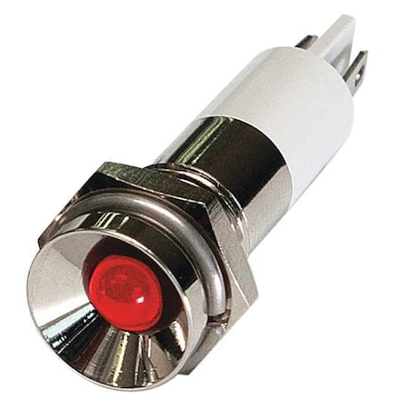 24M090 - Protruding Panel Light, Red, 110 V AC