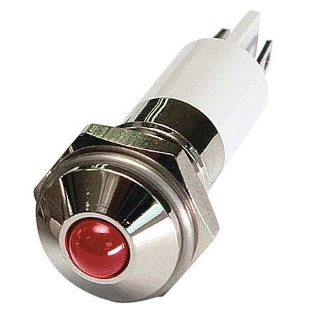 24M078 - Raised Panel Light, Red, 24 V DC