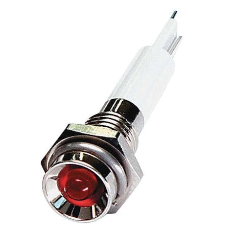 24M026 - Protruding Panel Light, Red, 12 V DC