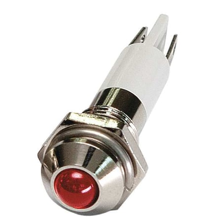 24M045 - Raised Panel Light, Red, 24 V DC