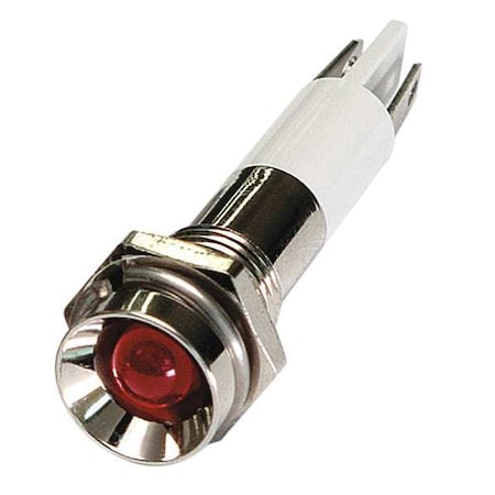 24M054 - Protruding Panel Light, Red, 24 V DC