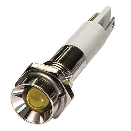 24M055 - Protruding Panel Light, Yellow, 24 V DC