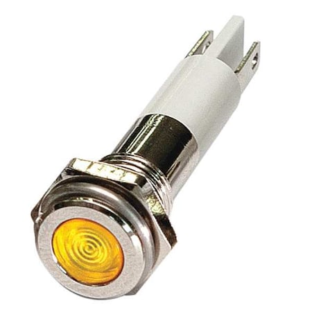 24M066 - Flush Panel Light, Yellow, 24 V DC