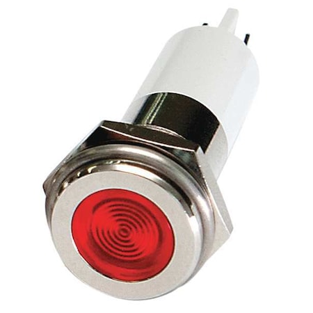 24M127 - Flush Panel Light, Red, 12 V DC