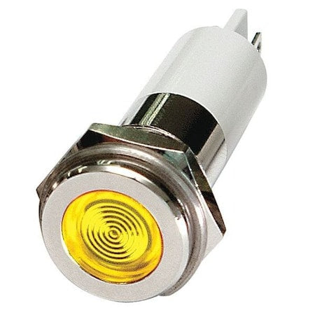 24M133 - Flush Panel Light, Yellow, 24 V DC