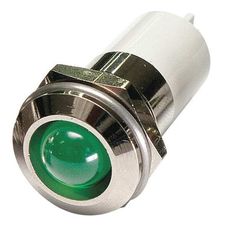 24M150 - Raised Panel Light, Green, 24 V DC