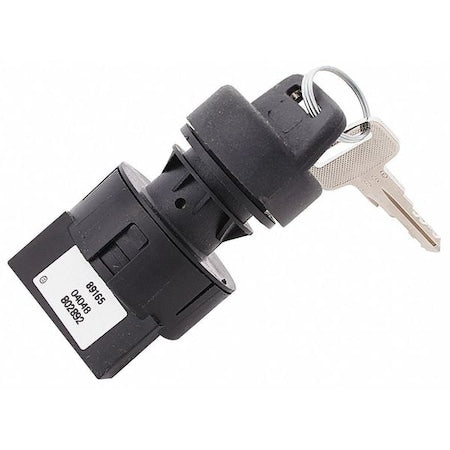 Honeywell 89477-01 - Key Switch Off-On-On 20 A 12 VDC Quick Connect Terminals