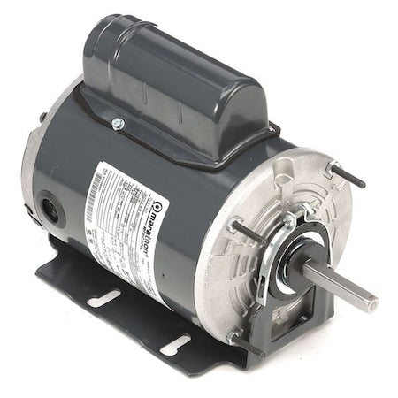 Leeson 048A17T2004 - Permanent Split Capacitor General Purpose Farm Duty Motor, 1/2 HP, 48 Z Frame, 115/230 V AC Voltage
