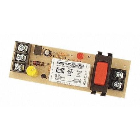 Functional Devices-Rib RIBMU1S-NC - Track Mount Relay,15 A,SPST-N/C