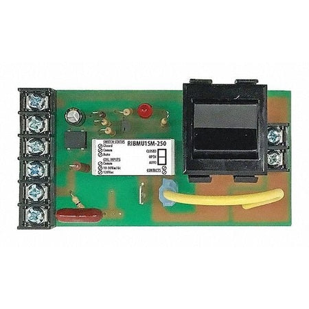 Functional Devices-Rib RIBMU1SM-250 - Track Mount Relay,15 A,SPST