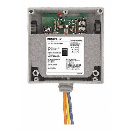 Functional Devices-Rib RIBX24BV - Enclosed Relay/Analog Current,20 A