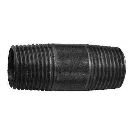 Jones Stephens 30510 - Black Pipe Nipple,1/2 X 10 In