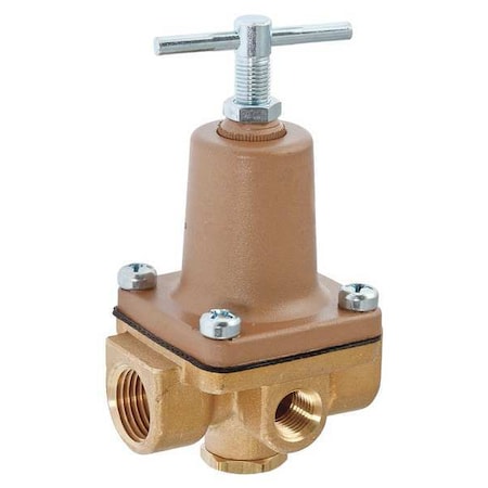 Watts 3/8 LF263A 50-175 - Small Pressure Regulator,Brass,300 psi