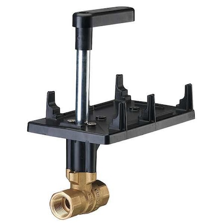 Siemens 599-10308S - HVAC Ball Valve,Two-Way,Brass,3/4 in