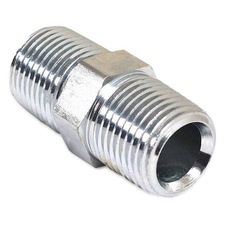 Mi-T-M 24-0031 - Hex Nipple, Steel, 1/2 in OD