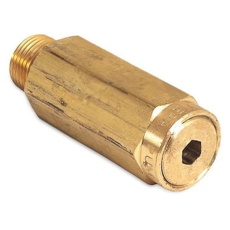 Mi-T-M 22-0319 - Safety Valve, 6,000 psi Max Pressure, Brass, For Mi-T-M 3008/5004/5005/6004/7004 Series