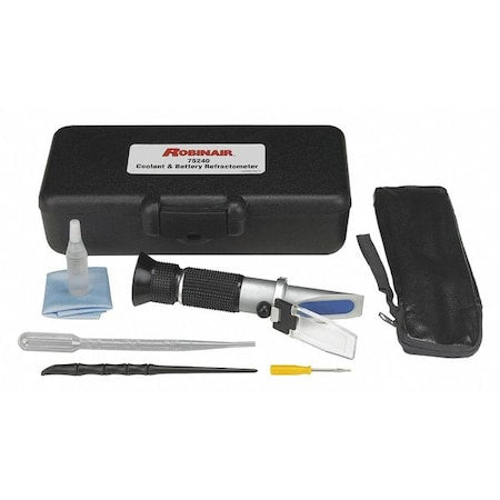 Robinair 75240 - Coolant and Battery Refractometer, Battery/Coolants