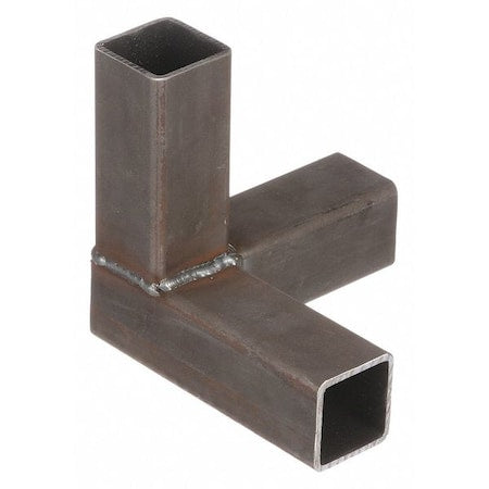 Marlin Steel Wire Products 00-00363261-81 - Three Connector Tube,1.5" x 1.5"