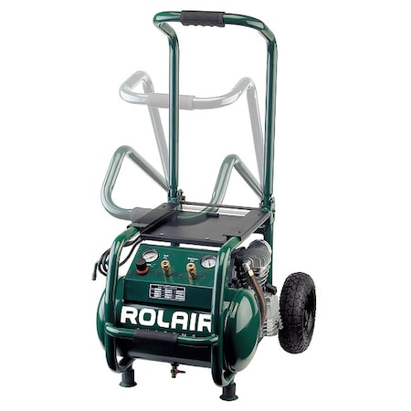 Rolair VT25BIG - Portable Air Compressor,5.3 gal,Hot Dog