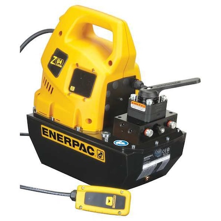 Enerpac ZU4704PB - Electric Hydraulic Pump, 115 V AC, 10,000 psi, 1 gal Reservoir, Manual 3-Way Valve