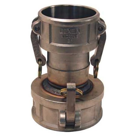 Dixon 2030-DD-SS - 2" x 3" Female Coupler SS Spool Coupler
