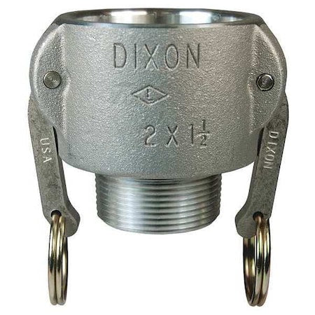 Dixon 2015-B-AL - Coupler,2 x 1-1/2 In,250 psi,Aluminum