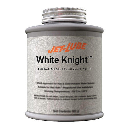 Jet-Lube 16402 - Anti-Seize, Food Grade, Brush-Top Can, 0.5 lb, Aluminum Base, 1800 Degrees F Max Op Temp, Paste