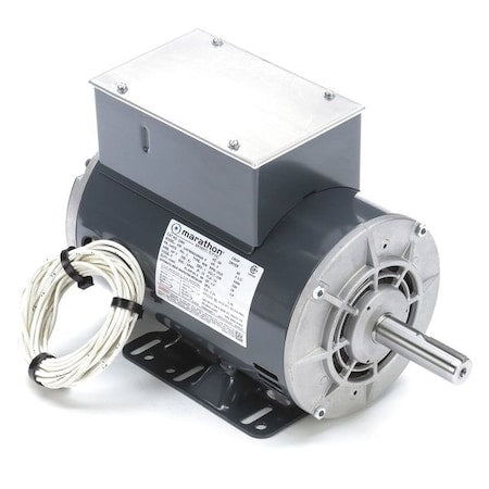 Leeson 145TBDR5309 - Crop Dryer Motor, Capacitor-Start/Run, 3 HP, 230 V AC, 3,510 Nameplate RPM, 145 TZ Frame