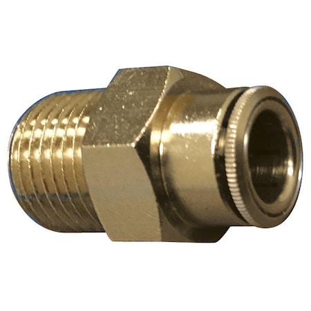 Weatherhead 1168X4X4 - Threaded Tube Fitting,Brass