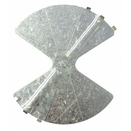 American Louver ALRD10-2PK - Balancing Damper, Radial, Galvanized steel, 10", PK2