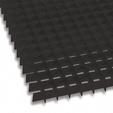 American Louver ALUMBLK-2448-2PK - Eggcrate Grille Panel, Ovrszd, Alum, Black, 24" x 48", PK2