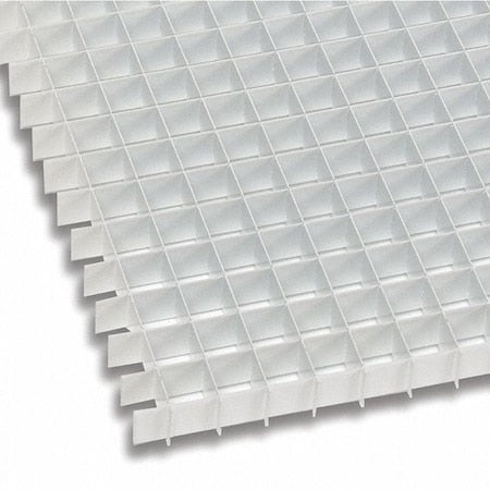 American Louver ALUMWHT3060-10PK - Eggcrate Panel, Ovrszd, PK10, Aluminum