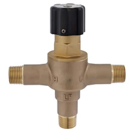 Leonard Valve 270-LF-CP - Point Of Use Mixing Valve,1/2 in Inlet