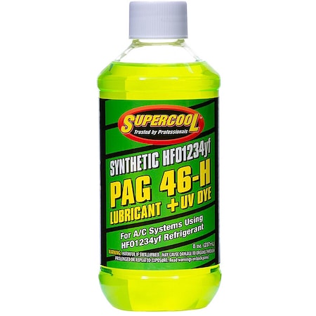 Supercool 27262D - AC Refrigerants and Lubricant,8 oz,Green