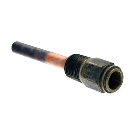 Honeywell 123869A - Immersion Well,Copper,1/2 NPT,1-1/2 Depth