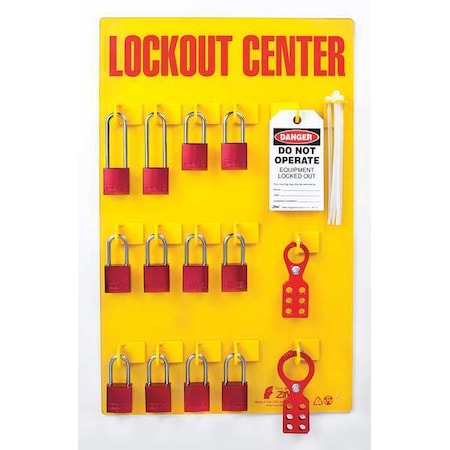 Zing 2728 - Lockout Station,Filled,Electrical