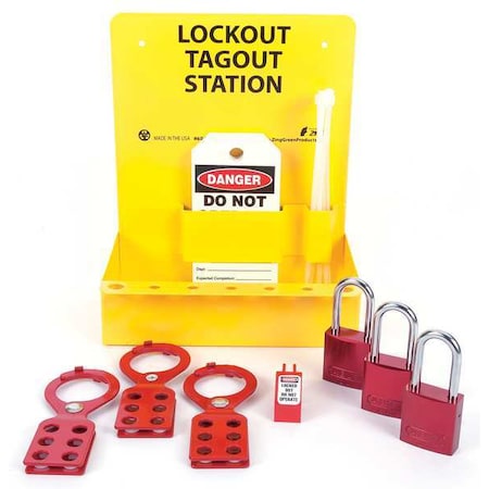 Zing 2723 - Lockout Station,Filled,Electrical