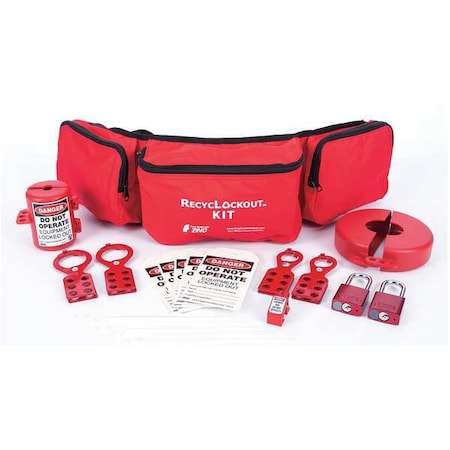 Zing 2725 - Lockout/Tagout Kit,Filled,Electrical