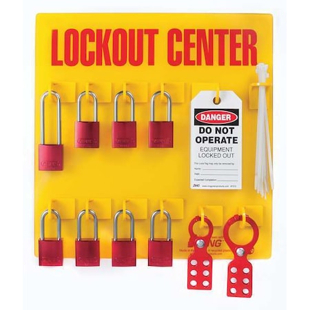 Zing 2727 - Lockout Station,Filled,Electrical
