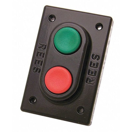 Rees 00579132 - Double Plastic Plunger,Green/Red,1"