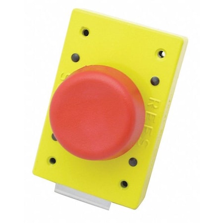 Rees 02650102 - Mushroom Plunder w/Latch,Red,2-1/4"